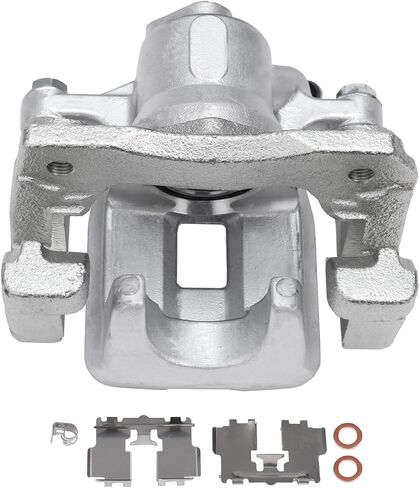محور ديترويت - فرجار فرامل خلفي قطعتين لسيارة Toyota 2008-2011 Avalon 2007-2011 Camry Lexus 2007-2012 ES350، 2 فرجار فرامل قرصية مع دعامة 2009 2010 بديلة in Saudi Arabia