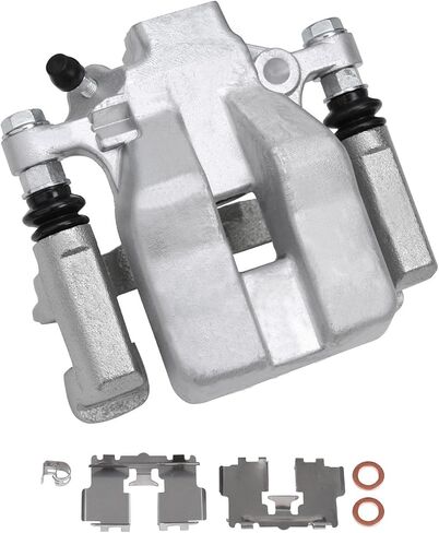 محور ديترويت - فرجار فرامل خلفي قطعتين لسيارة Toyota 2008-2011 Avalon 2007-2011 Camry Lexus 2007-2012 ES350، 2 فرجار فرامل قرصية مع دعامة 2009 2010 بديلة in Saudi Arabia