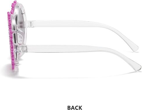 Round Flower Sunglasses for Women Retro Daisy Cute Glasses UV 400 Protection Flower Shaped Glasses for Outdoor Beach in Kuwait