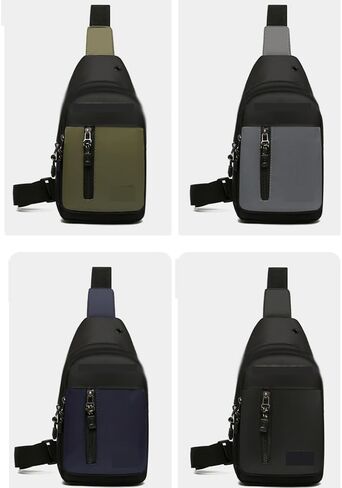 Crossbody Sling Bag for Men Sports All-match Adjustable Shoulder Strap Shoulder Backpack Chest Bag Travel Hiking Daypacks in Saudi Arabia