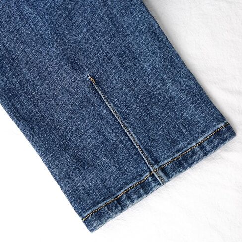 KIDSCOOL SPACE Big Girls Jeans, 5-14T Simple Design Boys Ribbed Waist Denim Pants in Kuwait