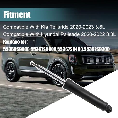 GXARTS 2 Pcs Rear Suspension Shock Absorber 55367-S9000 55367S9400 Compatible With Kia 2020-2023 Compatible With Hyundai Palisade 2020 2021 2022 in Saudi Arabia
