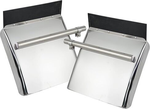 Stainless Steel Quarter Fender Set Mud Flap Hangers with Single Bolt Mounting Brackets Fit for Semi Trucks (24 Inch x 24 Inch) in Kuwait
