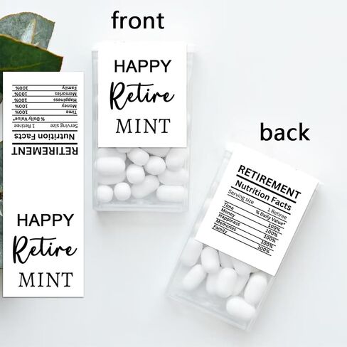 حفل التخرج تفضل Mint stickęrs لـ TIC TAC Candy ، فئة 2025 ملصقات GRADUATIOɳ هدايا ، هدايا التخرج الزخارف ، in Kuwait