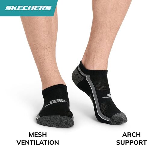 Skechers mens 3-pack Performance Golf Low Cut Socks, Odor Control & Mesh Ventilation in Saudi Arabia