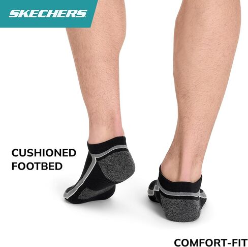 Skechers mens 3-pack Performance Golf Low Cut Socks, Odor Control & Mesh Ventilation in Saudi Arabia
