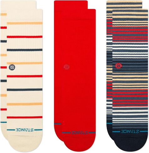 Stance Boardwalk Socks [3 Pack] (Large, Multi) in Saudi Arabia