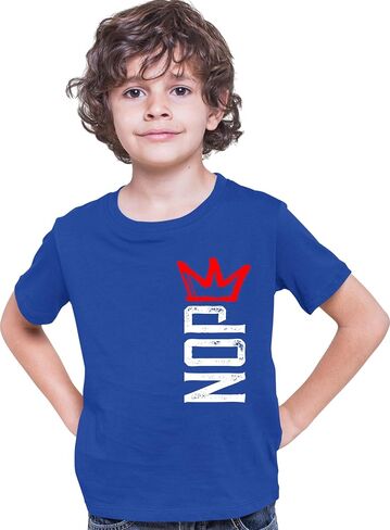 Go All Out Nope Crown No Kings Mens Toddler Women Youth T-Shirt in Saudi Arabia