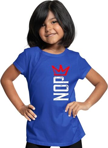 Go All Out Nope Crown No Kings Mens Toddler Women Youth T-Shirt in Saudi Arabia