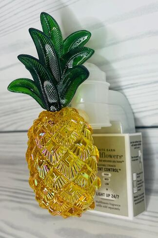 Bath and Body Pineapple Adjustable Wallflowers Scent Control Fragrance Nightlight Plug in Saudi Arabia