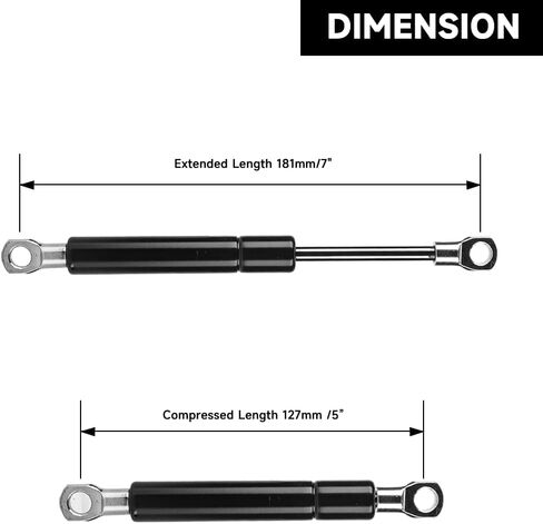 7inch 11lbs Universal Lift Support Struts Lift Springs Rod Hydraulic Support Rod - Compatible for RV Car Bus - Set of 2 in Saudi Arabia