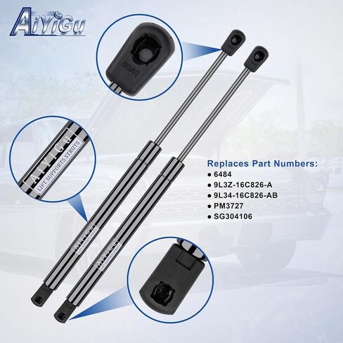 6484 Front Hood Struts Shocks Lift Supports Gas Springs Compatible with 2009-2014 Ford F150, Pack of 2 PCS, Replace SG304106 PM3727 in Saudi Arabia