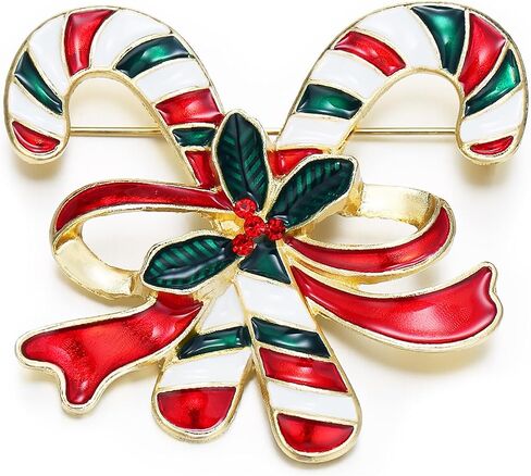 EVER FAITH Austrian Crystal Enamel Reindeer Sleigh Car Christmas Tree Gift Box Brooch Festive Party Accessories Holiday Jewelry Gift for Women in Saudi Arabia