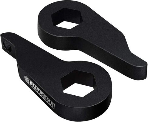 Supreme Suspensions - 3-Inch Front Leveling Kit for 1983-2005 Chevrolet Blazer S-10 (4WD) Cold-Forged Steel MAX-Torsion Keys Adjustable Lift Kit - Can Cooler Included with Purchase in Saudi Arabia