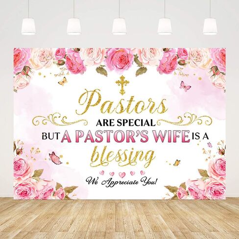 7x5ft Happy Pastor Appreciate Day Backdrop Thank You for All You Do We Appreciate You Photography Background Thanks to Pastor Cross Party Decorations Banner Photo Studio Props in Saudi Arabia