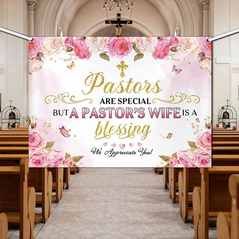 7x5ft Happy Pastor Appreciate Day Backdrop Thank You for All You Do We Appreciate You Photography Background Thanks to Pastor Cross Party Decorations Banner Photo Studio Props in Saudi Arabia