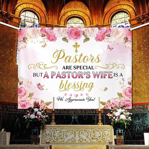 7x5ft Happy Pastor Appreciate Day Backdrop Thank You for All You Do We Appreciate You Photography Background Thanks to Pastor Cross Party Decorations Banner Photo Studio Props in Saudi Arabia