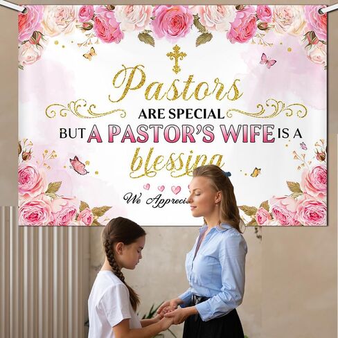 7x5ft Happy Pastor Appreciate Day Backdrop Thank You for All You Do We Appreciate You Photography Background Thanks to Pastor Cross Party Decorations Banner Photo Studio Props in Saudi Arabia