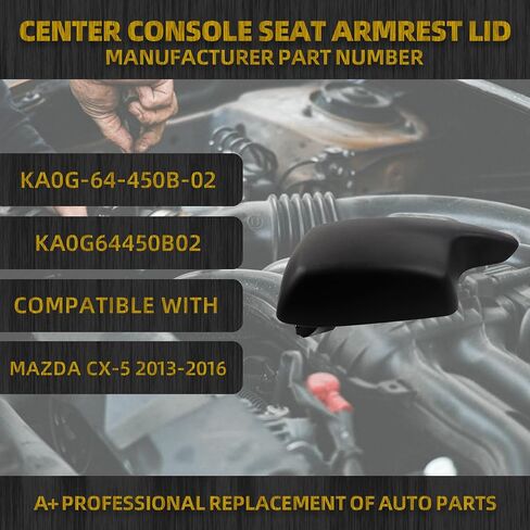 Dasbecan Center Console Seat Armrest Lid Compatible With Mazda CX-5 2013-2016 Replace KA0G64450B02 KA0G-64-450B-02 Rest Box Lid Middle Cover Assemble in Saudi Arabia