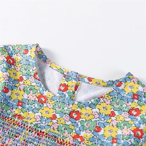 Youlebao Toddler Girls' Long Sleeve Soft Cotton Casual Jersey Shirt Playwear Applique Dress in Saudi Arabia