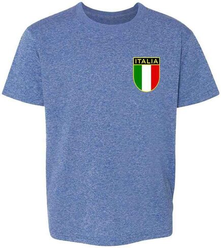 Pop Threads Italy Soccer Retro National Team Baby Toddler Kids Girl Boy T-Shirt in Saudi Arabia