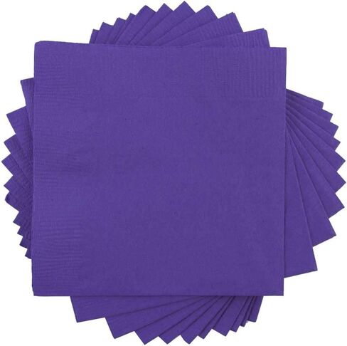 JAM PAPER Medium Lunch Napkins - 6 1/2 x 6 1/2 - Gold - 40/Pack in Saudi Arabia