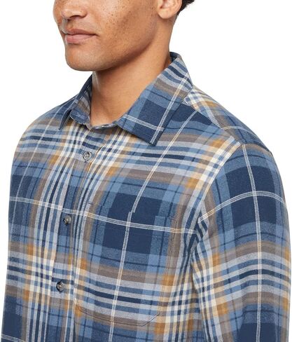 Eddie Bauer Flannel Shirts for Men, Mens Button Up Shirts Long Sleeve Cotton Flannel, Husband Birthday Gift, Gifts for Him in Saudi Arabia