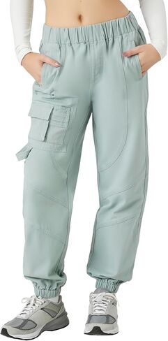 Forever 21 Women's Twill Cargo Joggers in Saudi Arabia