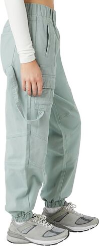 Forever 21 Women's Twill Cargo Joggers in Saudi Arabia