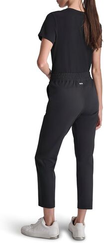 DKNY Women's Elastic Waistback Tapered Athletic Pant in Saudi Arabia