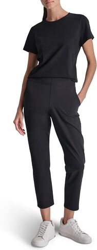 DKNY Women's Elastic Waistback Tapered Athletic Pant in Saudi Arabia