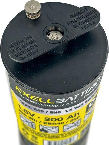 استبدال بطارية Exell EB-R40 نوع R40 1.5 فولت لبطاريات 5365، 784-6020، 905، 905FC، 906، 906AC، 906SC، AL40/200، ALR40، BA23، BS23، EBR40، EN6 in Kuwait
