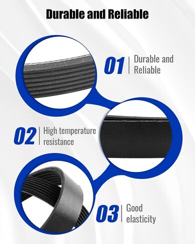 Serpentine Drive Belt Fit for Nissan Quest Pathfinder Murano Maxima Frontier Infiniti JX35 QX60 2012-2023 Replace 11720-6TA0A 117206TA0A in Saudi Arabia
