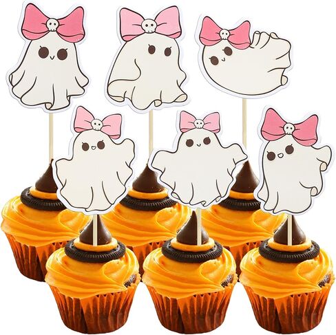 Ephlyn 32Pcs Halloween Cupcake Toppers Wrappers Rip Kit Bloody Zombie Hand Cupcake Pick Decorations for Halloween Horror Movie Bloody Theme Birthday Party Cake Decorations Supplies in Kuwait