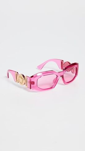 Versace Women's Narrow Rectangle Sunglasses in Saudi Arabia