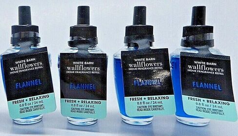 4 عبوات من عطر زهور الفلانيل القابلة لإعادة التعبئة، 0.8 أونصة، أبيض in Saudi Arabia