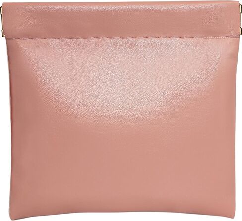 حقيبة محفظة للعملات المعدنية للنساء والرجال، محفظة تغيير متينة من جلد البولي يوريثان مع سحاب in Kuwait