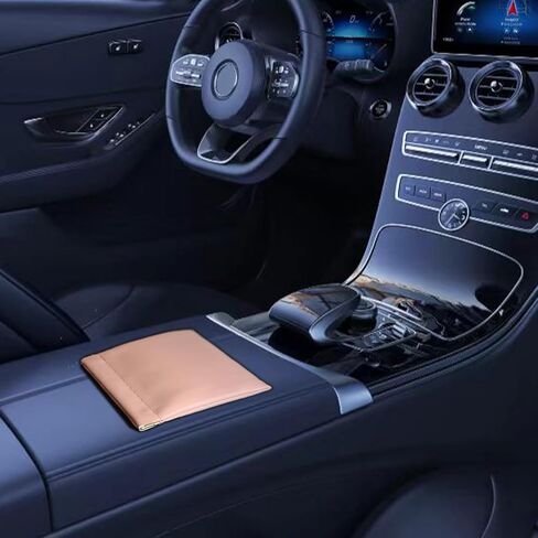 حقيبة محفظة للعملات المعدنية للنساء والرجال، محفظة تغيير متينة من جلد البولي يوريثان مع سحاب in Kuwait