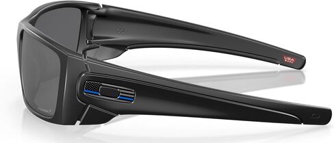 نظارة شمسية Oakley SI Fuel Cell باللون الأسود غير اللامع مع عدسة مستقطبة باللون الأسود Prizm مقاس 61 ملم بتصميم رفيع باللون الأزرق in Saudi Arabia