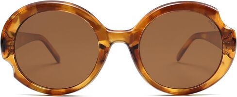 SOJOS Big Retro Oval Round Polarized Sunglasses Womens Mens Vintage Trendy Oversized Sunnies SJ2362 in Saudi Arabia