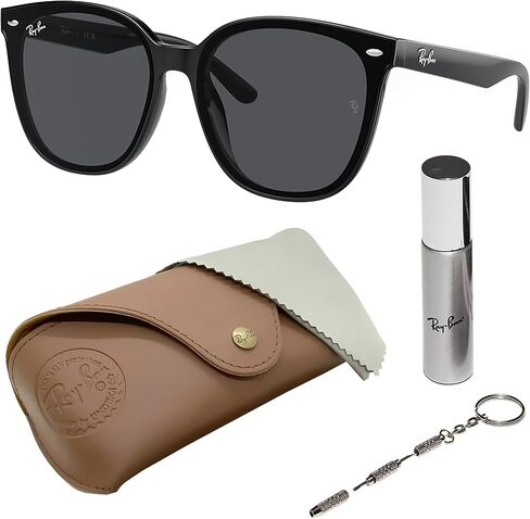 Ray-Ban RB4423D Square Shaped Sunglasses for Men & Women with Official RAYBAN Eyewear Kit in Saudi Arabia