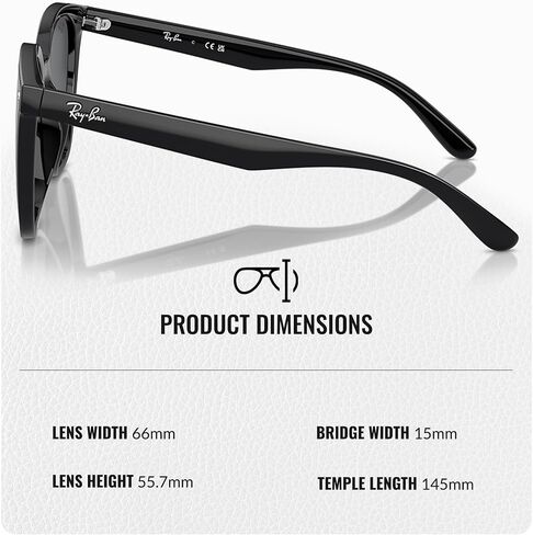 Ray-Ban RB4423D Square Shaped Sunglasses for Men & Women with Official RAYBAN Eyewear Kit in Saudi Arabia
