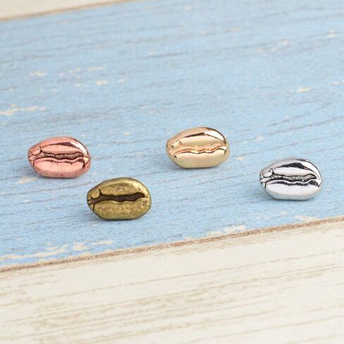 16Pcs Coffee Pins - Realistic Coffee Bean Brooch, Metal Bean Lapel Pins, Cute Cafes Work Brooches Decoration for Hat, Handbag, Clothing in Kuwait