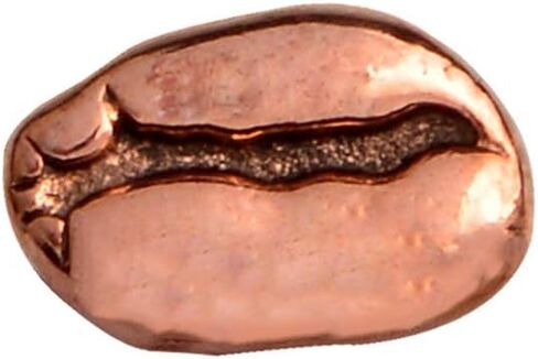 16Pcs Coffee Pins - Realistic Coffee Bean Brooch, Metal Bean Lapel Pins, Cute Cafes Work Brooches Decoration for Hat, Handbag, Clothing in Kuwait