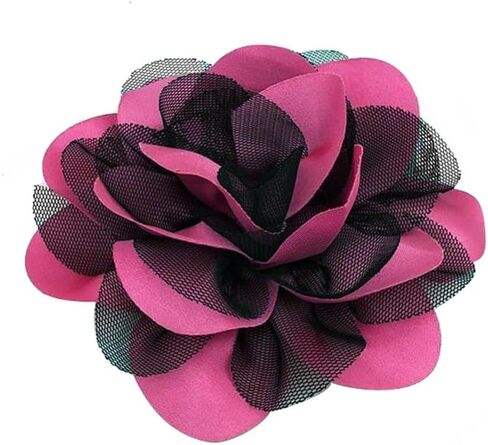 Dainty Flower Brooch for Women Ladies Delicate Camellia Corsage Elegant Dress Brooches for Wedding Party Dance Banquet Ceremony Versatile Floral Accessory for Clothing Hairstyling Large 11CM in Saudi Arabia