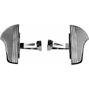 Motorcycle Passenger Footboard Rear Floorboards Foot Rests Fits for Harley Davidson Freewheeler FLRT Revival FLH CVO Road King Electra Street Glide Chrome in Kuwait