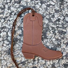 Air Flair | Leather Car Air Freshener| Boot Brown Leather Scent 1 1.0 Count in Saudi Arabia