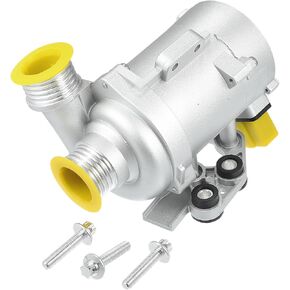 Water Pump No.11517583836/11518635092 with Screws Kit 17.2x14.5cm Car Electric Engine Water Pump for BMW 528I 2011 3.0L Metal Silver Tone 1 Set in Kuwait