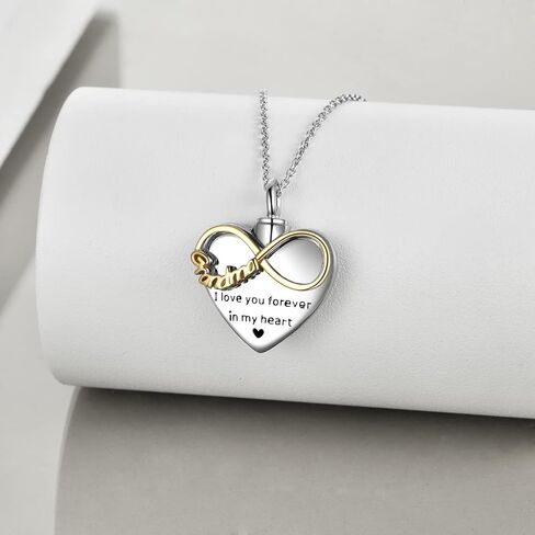 POPLYKE Urn Necklace for Ashes Sterling Silver Gifts for Women Men Her Grandma Cremation Necklace Jewelry in Saudi Arabia