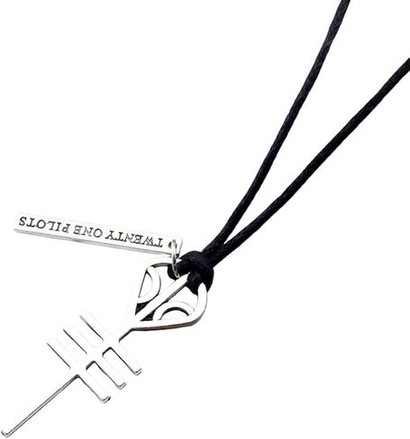 جديد للعصرية 2025 Twenty One Pilots Necklace هدية تذكارية، زخرفة قلادة من سبائك الفضة، مجوهرات رجالية إكسسوارات عصرية هدية إبداعية in Saudi Arabia